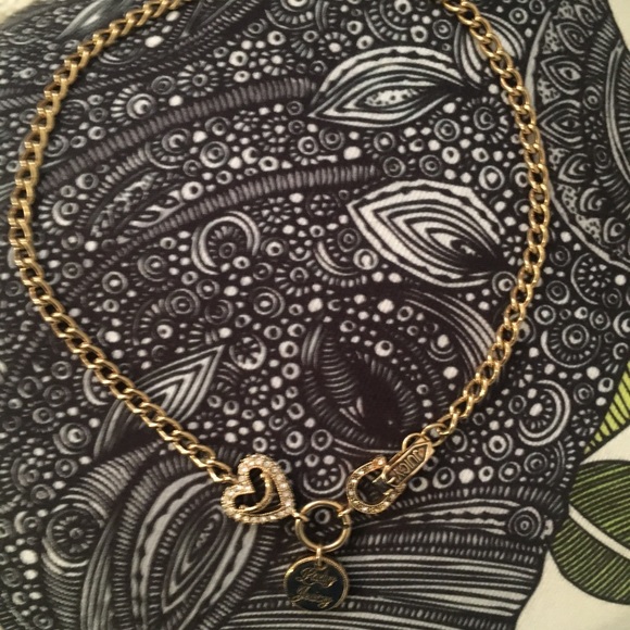 Vintage Juicy Couture gold horseshoe clasp choker - Picture 3 of 3